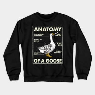 Anatomy Of A Goose Funny Nurse Gift Crewneck Sweatshirt